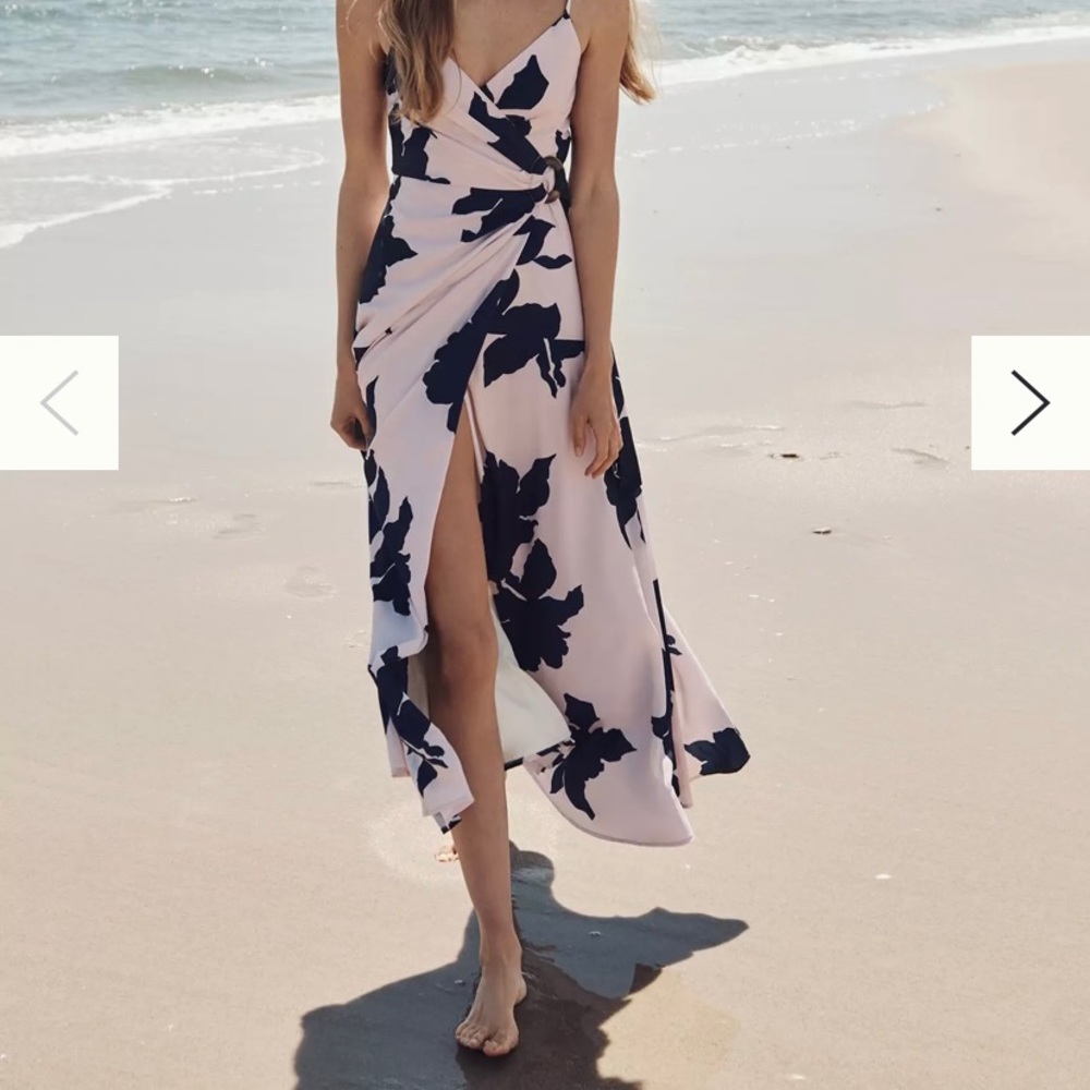 Anthropologie Hutch Celina Wrap Maxi Dress